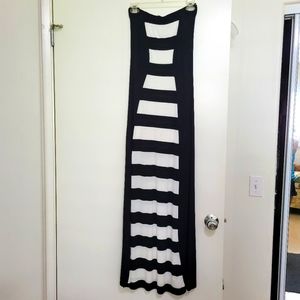 Bebe Striped Maxi Dress